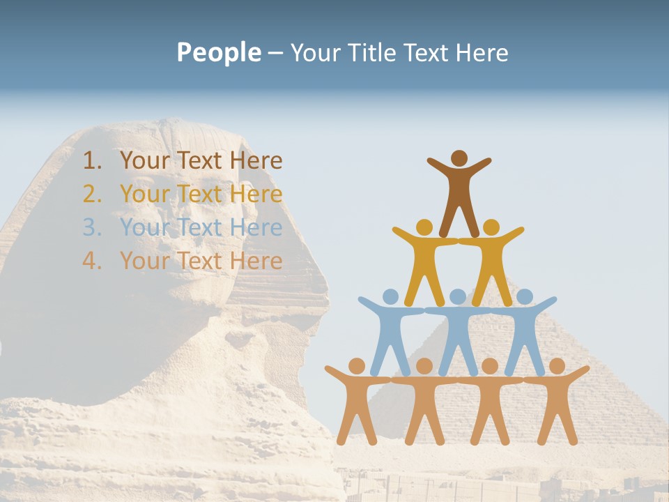 Travel Iconic Pyramid PowerPoint Template