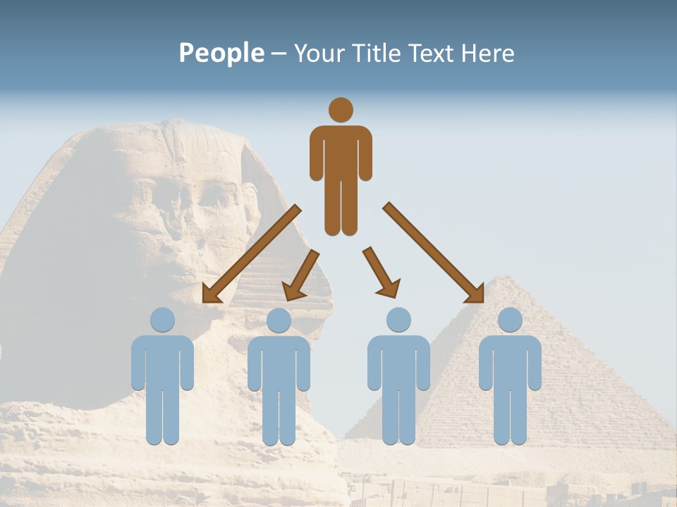 Travel Iconic Pyramid PowerPoint Template