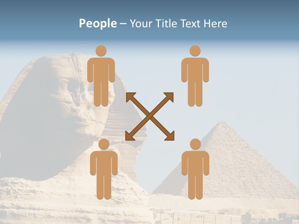 Travel Iconic Pyramid PowerPoint Template