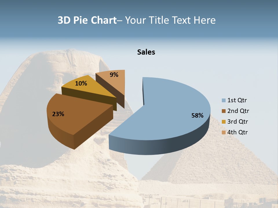 Travel Iconic Pyramid PowerPoint Template