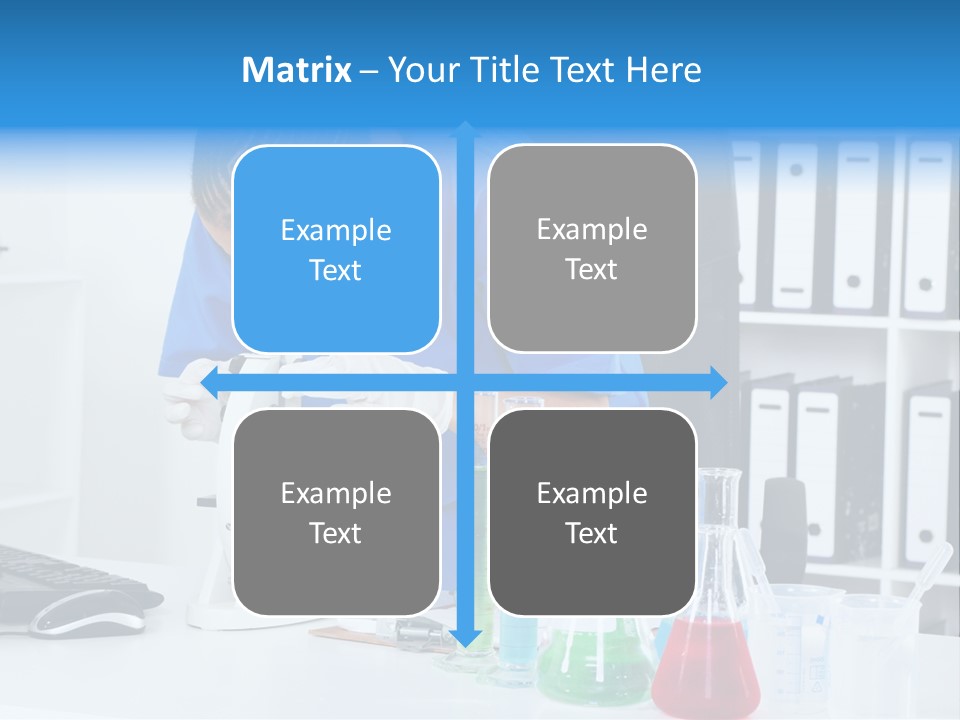 Office Medical Afro PowerPoint Template