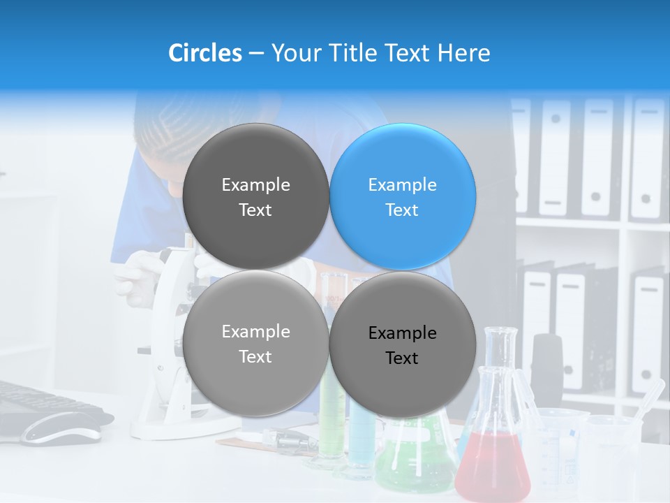 Office Medical Afro PowerPoint Template