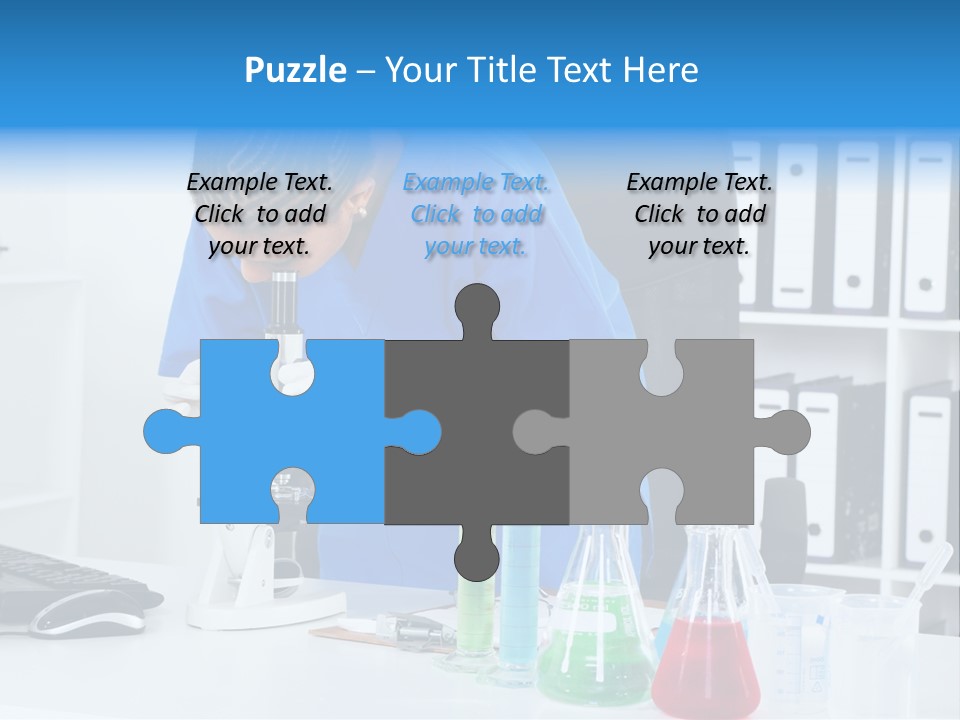 Office Medical Afro PowerPoint Template