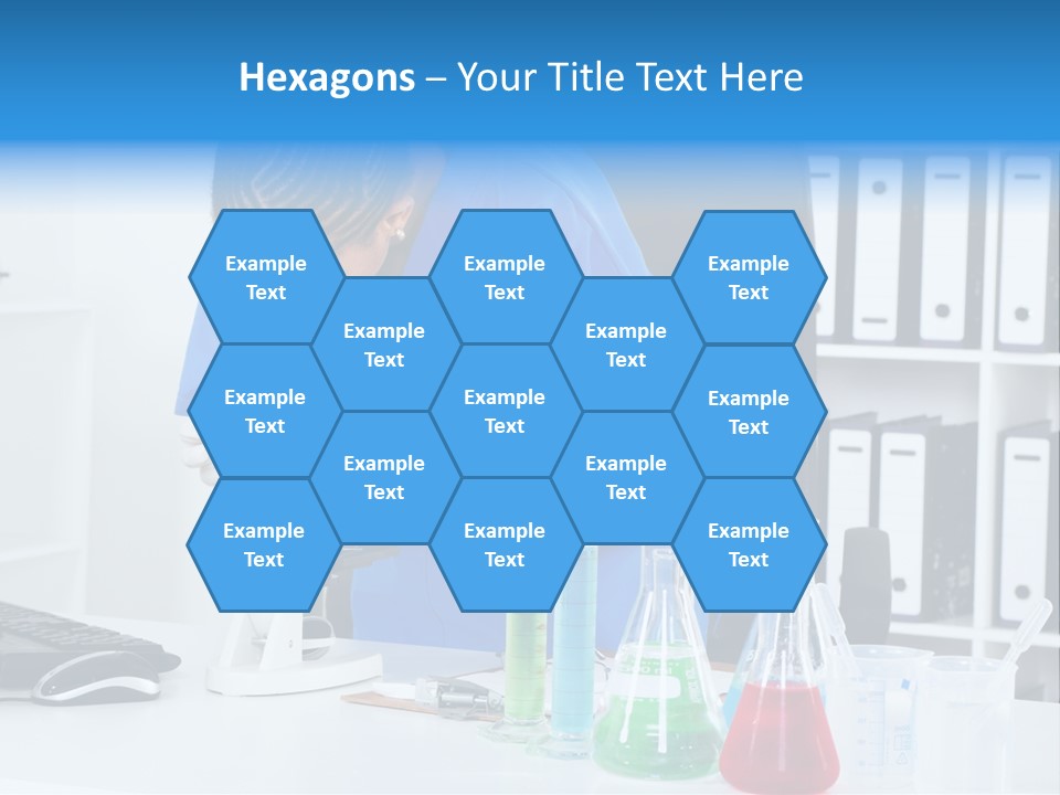 Office Medical Afro PowerPoint Template