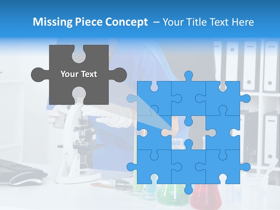 Office Medical Afro PowerPoint Template