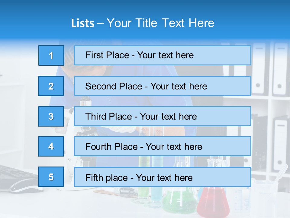 Office Medical Afro PowerPoint Template