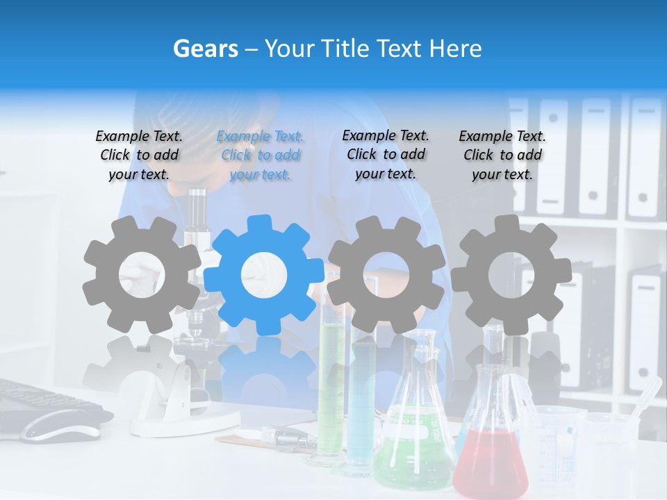 Office Medical Afro PowerPoint Template