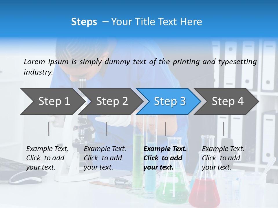 Office Medical Afro PowerPoint Template