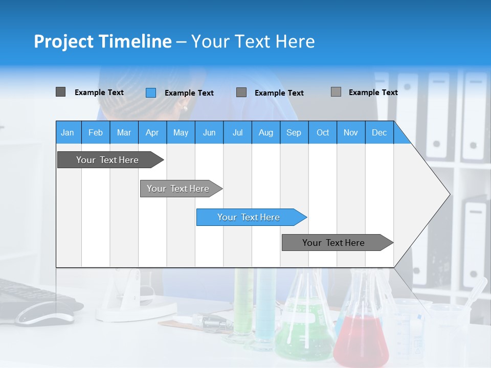 Office Medical Afro PowerPoint Template