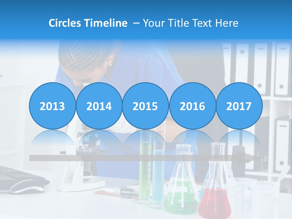 Office Medical Afro PowerPoint Template