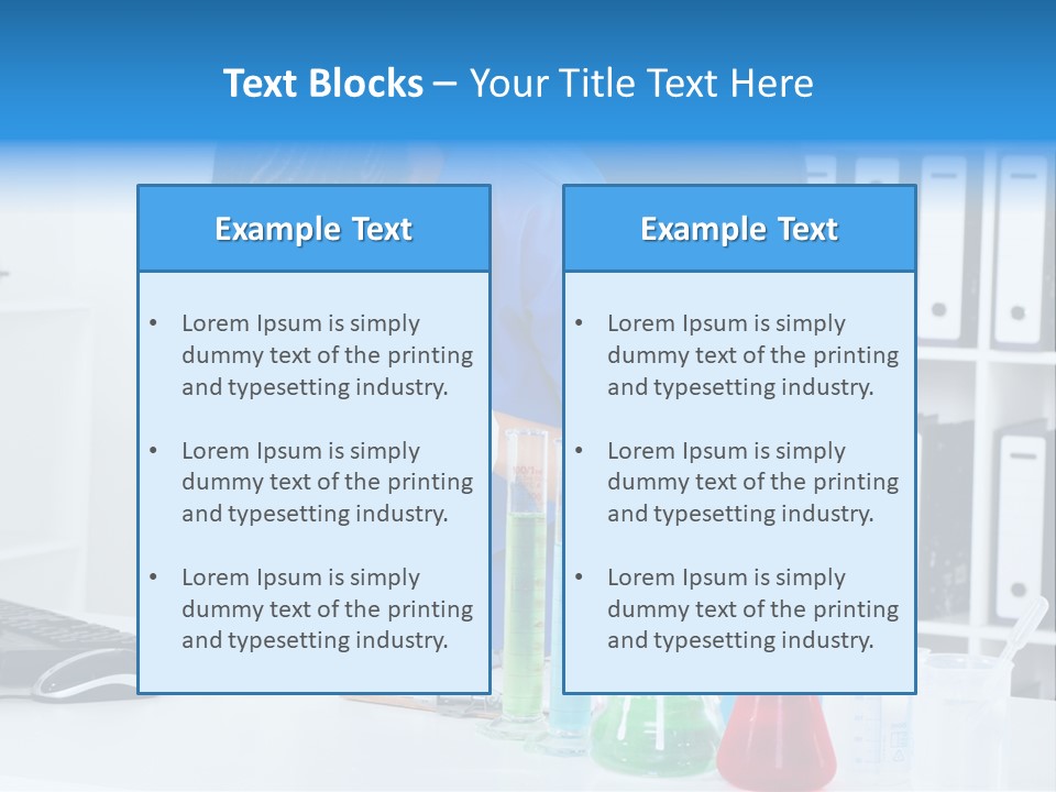 Office Medical Afro PowerPoint Template