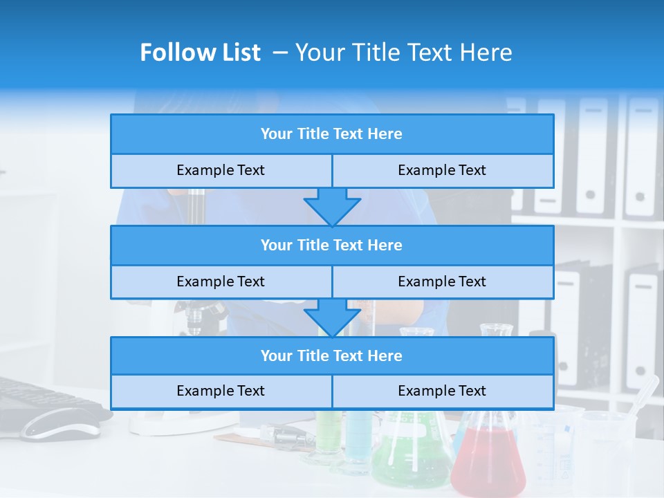 Office Medical Afro PowerPoint Template