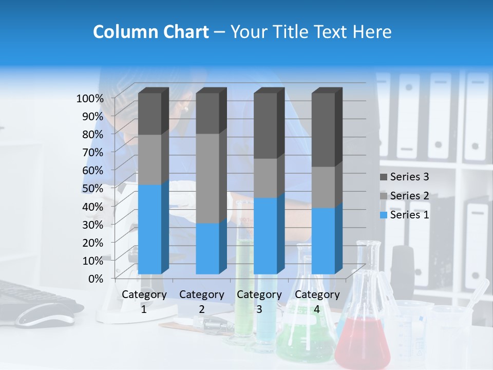 Office Medical Afro PowerPoint Template