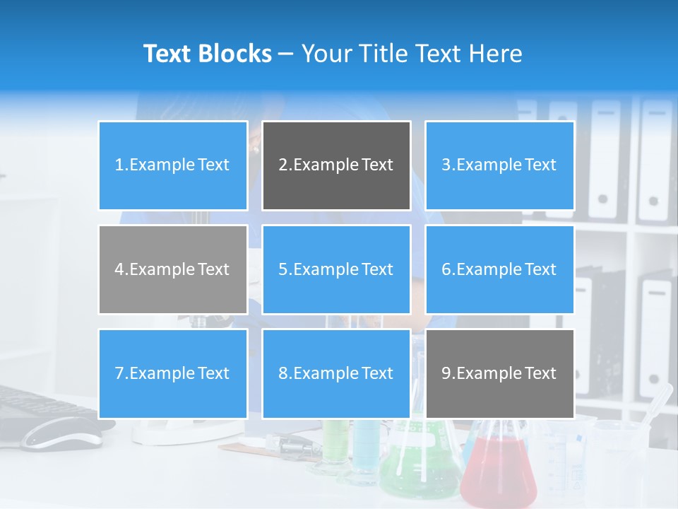 Office Medical Afro PowerPoint Template