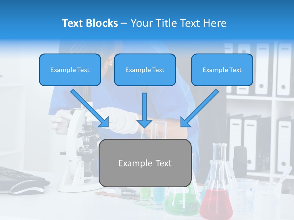Office Medical Afro PowerPoint Template