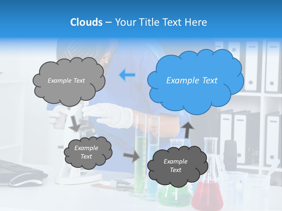Office Medical Afro PowerPoint Template