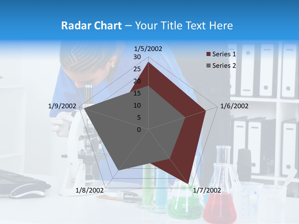 Office Medical Afro PowerPoint Template