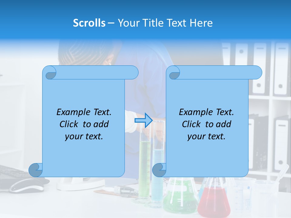 Office Medical Afro PowerPoint Template