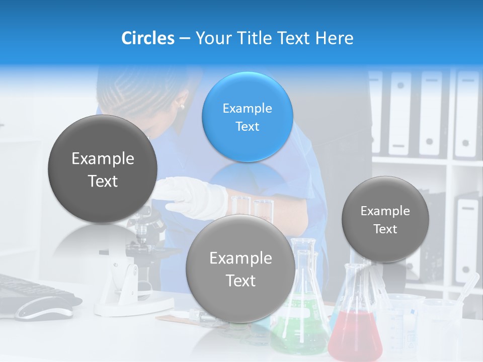 Office Medical Afro PowerPoint Template