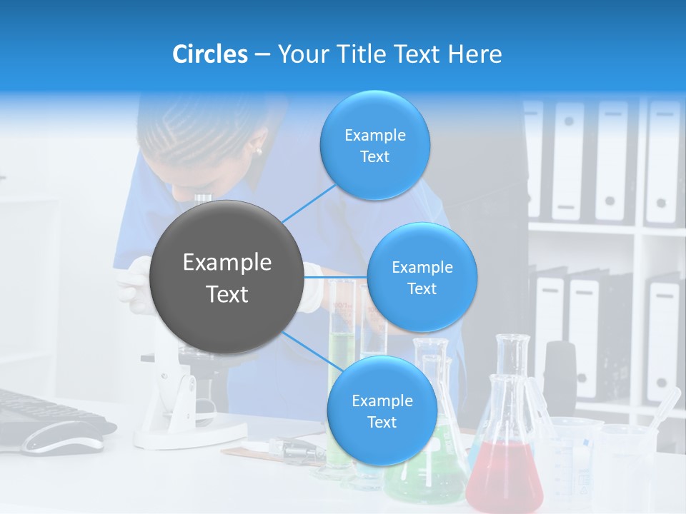 Office Medical Afro PowerPoint Template