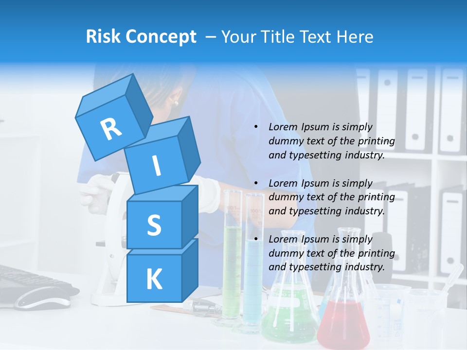 Office Medical Afro PowerPoint Template