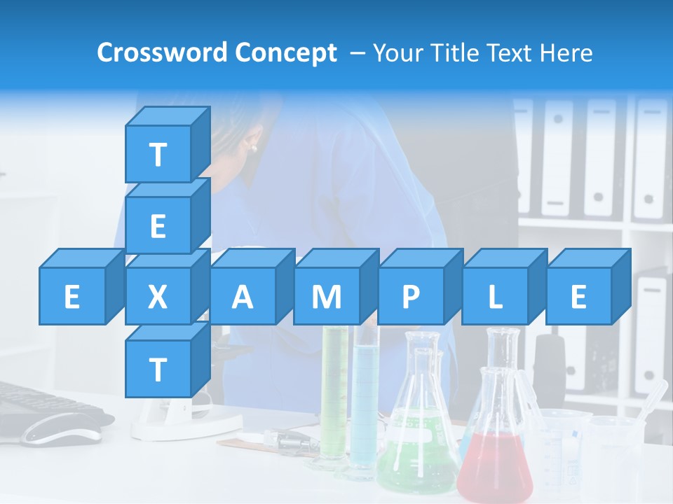 Office Medical Afro PowerPoint Template