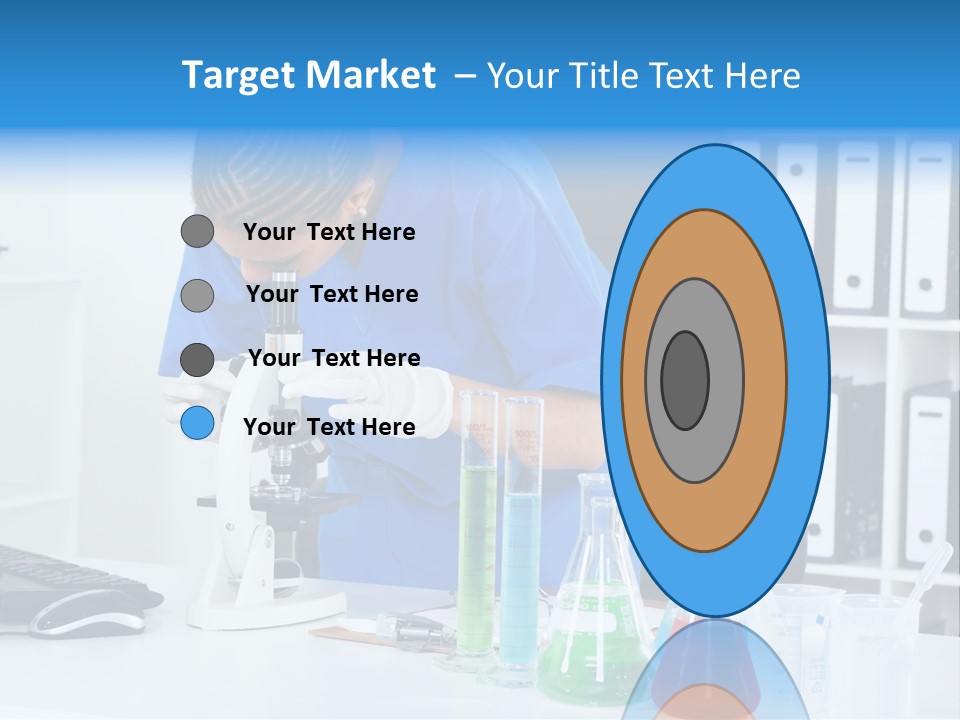 Office Medical Afro PowerPoint Template