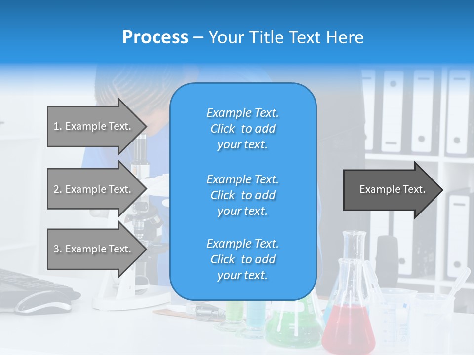Office Medical Afro PowerPoint Template