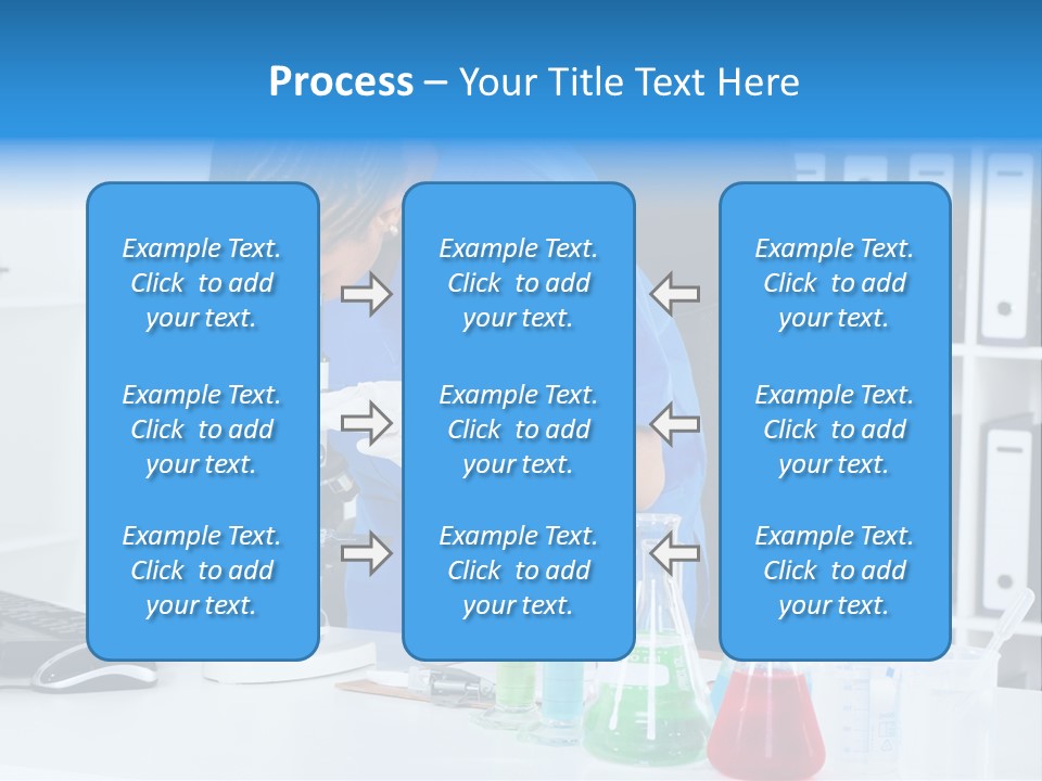 Office Medical Afro PowerPoint Template