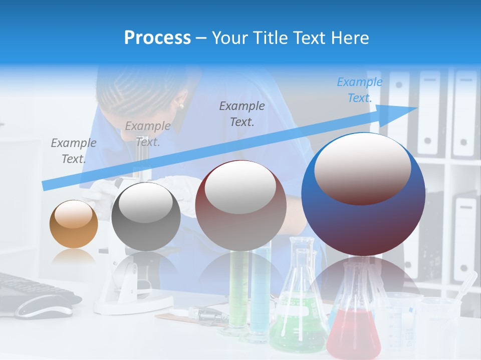 Office Medical Afro PowerPoint Template