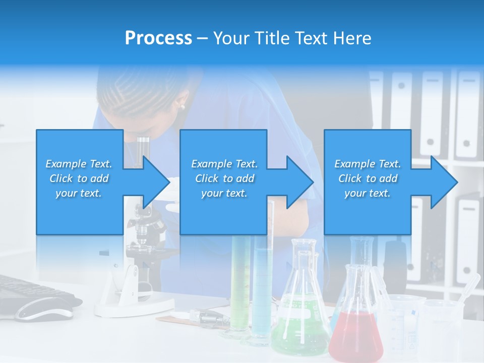 Office Medical Afro PowerPoint Template