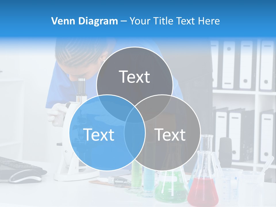 Office Medical Afro PowerPoint Template