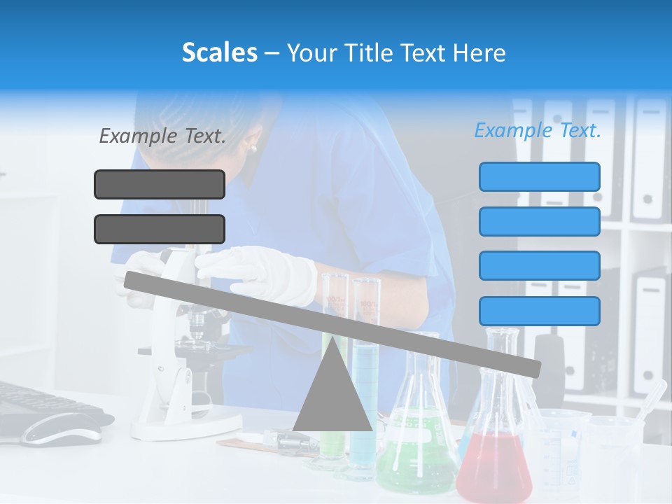 Office Medical Afro PowerPoint Template