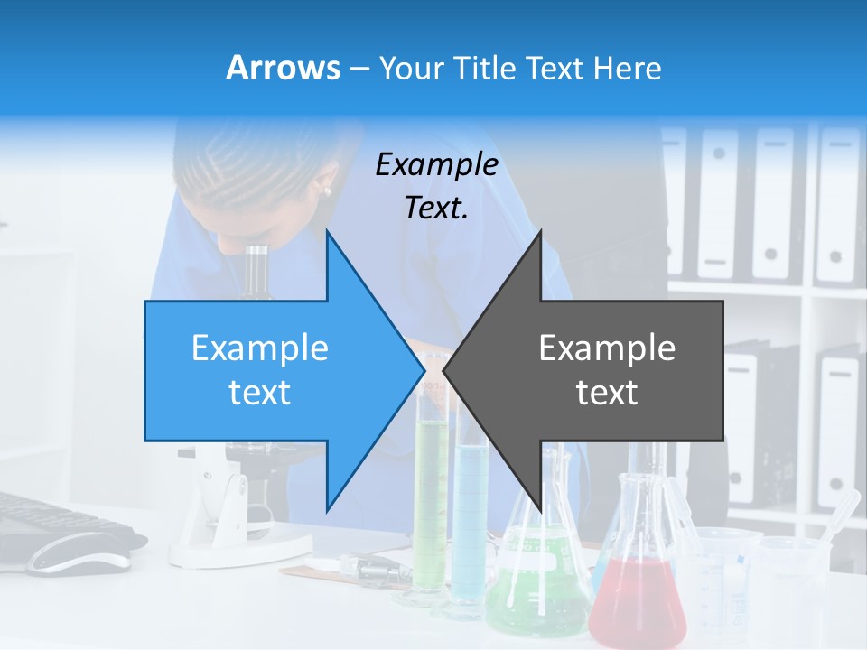 Office Medical Afro PowerPoint Template
