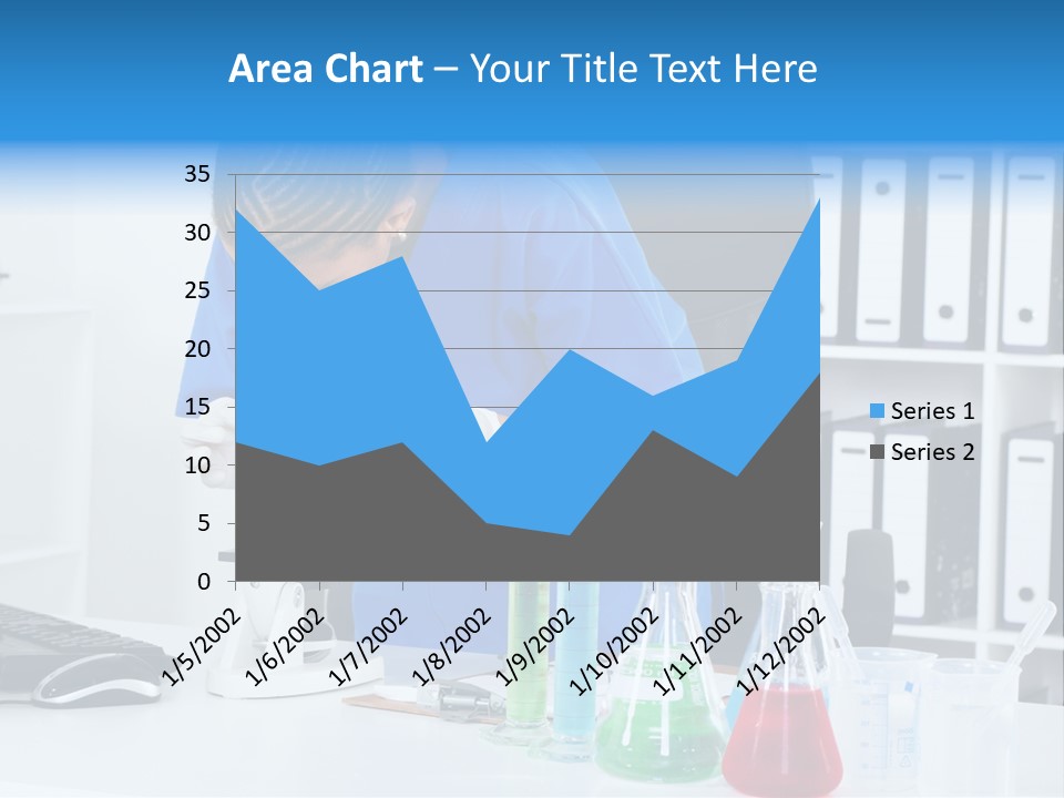 Office Medical Afro PowerPoint Template