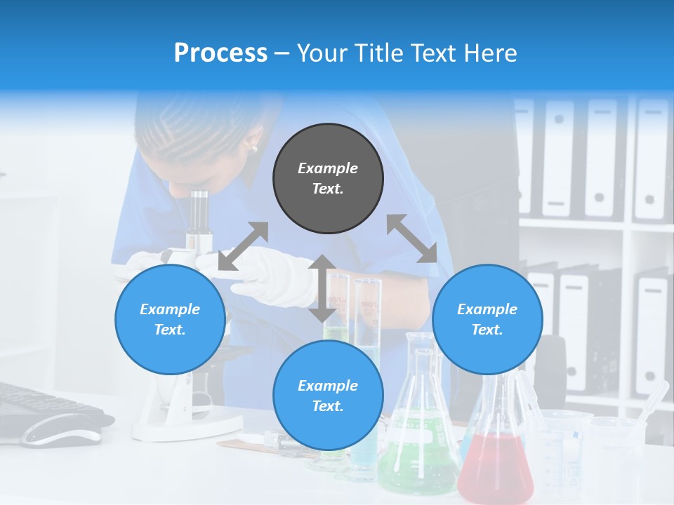 Office Medical Afro PowerPoint Template