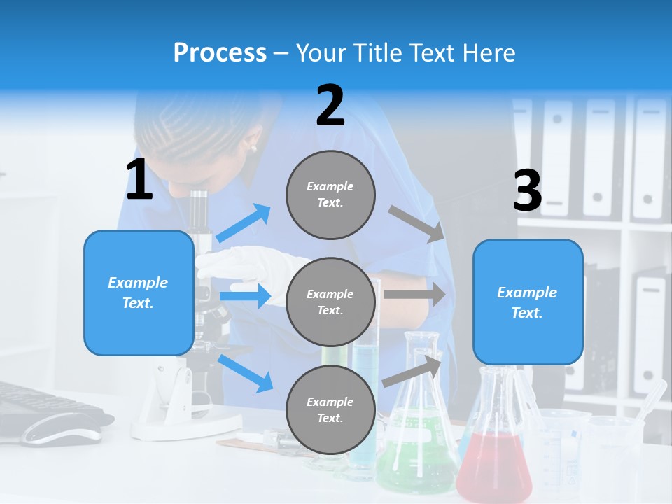 Office Medical Afro PowerPoint Template