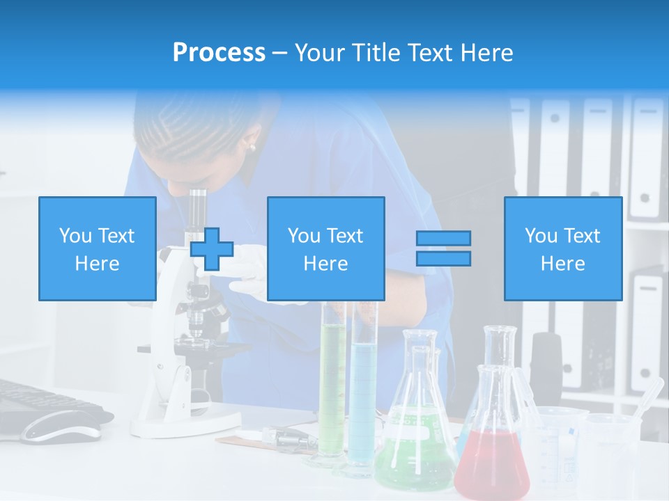 Office Medical Afro PowerPoint Template