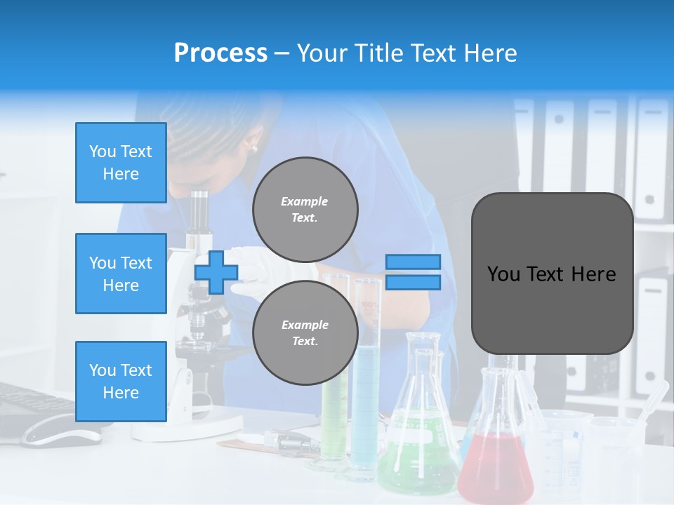Office Medical Afro PowerPoint Template
