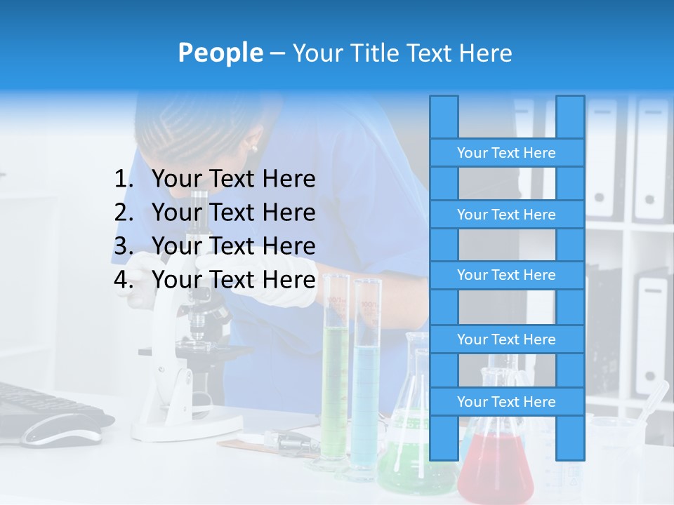 Office Medical Afro PowerPoint Template