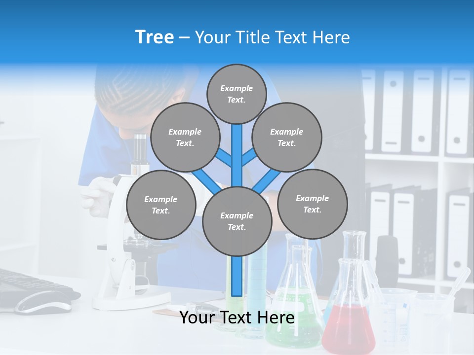 Office Medical Afro PowerPoint Template