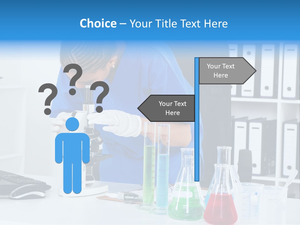 Office Medical Afro PowerPoint Template