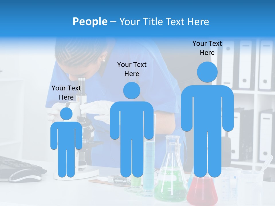 Office Medical Afro PowerPoint Template