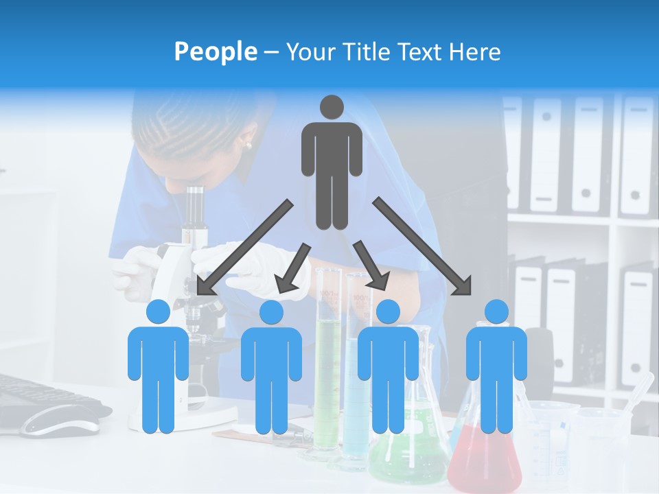 Office Medical Afro PowerPoint Template