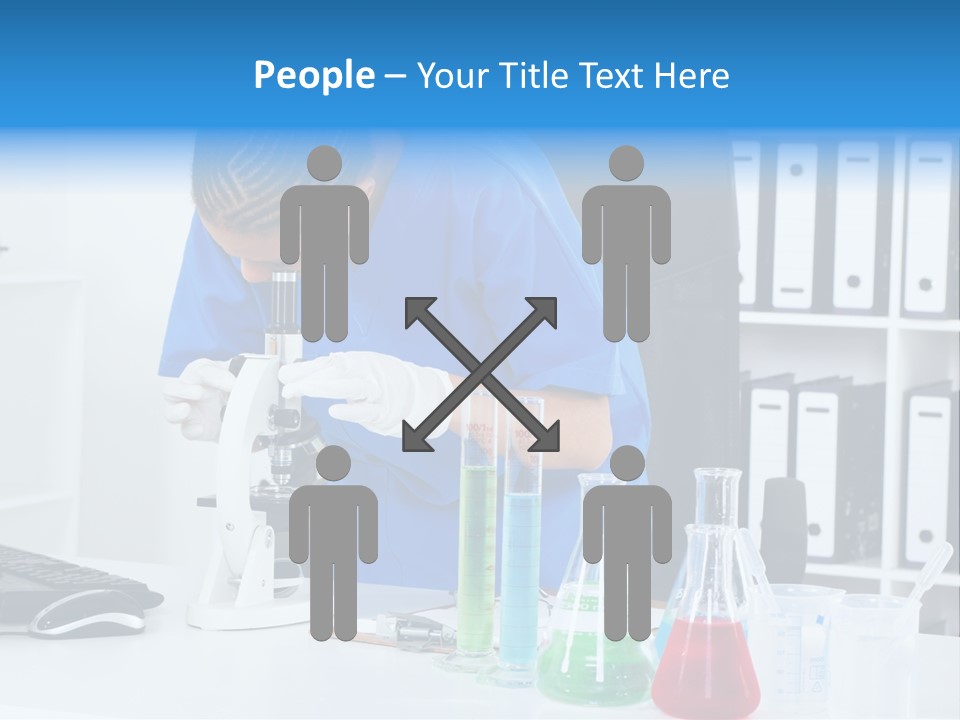 Office Medical Afro PowerPoint Template