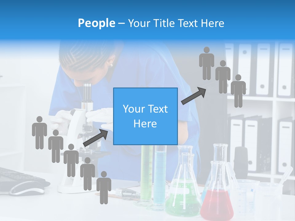 Office Medical Afro PowerPoint Template