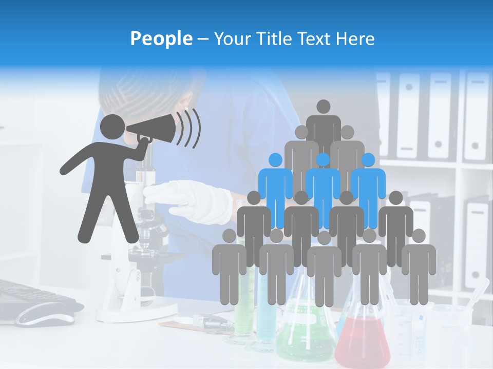 Office Medical Afro PowerPoint Template