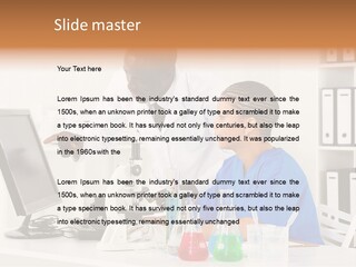 Research Scientific Liquid PowerPoint Template