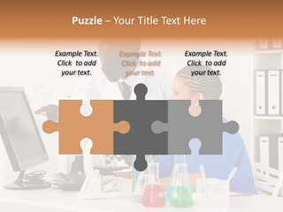 Research Scientific Liquid PowerPoint Template