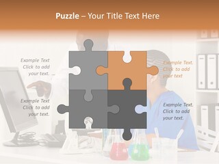 Research Scientific Liquid PowerPoint Template